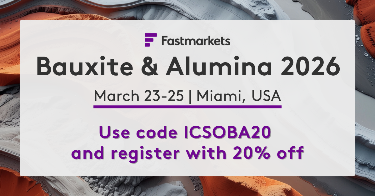 Fastmarkets Bauxite and Alumina 2026 